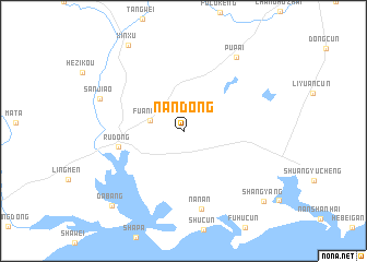 map of Nandong