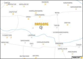 map of Nandong