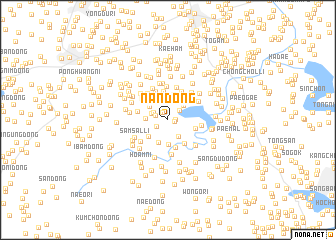 map of Nan-dong