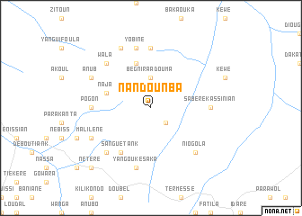 map of Nandounba