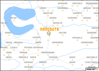 map of Nandouta