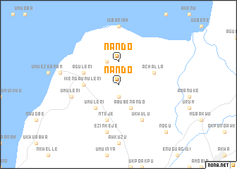 map of Nando