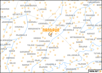 map of Nandpur