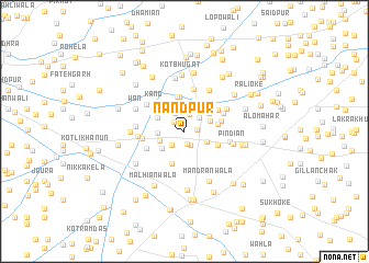 map of Nandpur