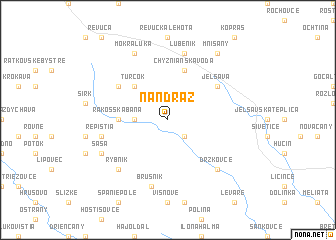 map of Nandraž