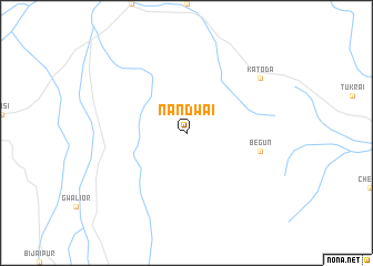 map of Nandwai