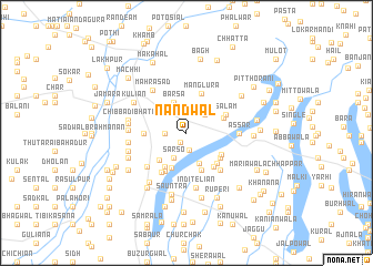 map of Nandwāl