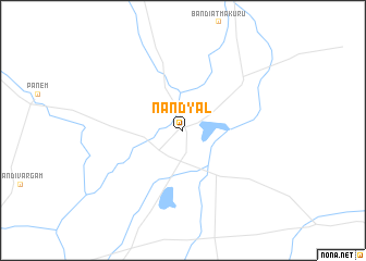 map of Nandyāl