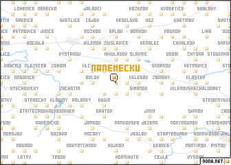 map of Na Němečku