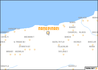 map of Nanepınarı
