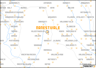 map of Năneşti-Vale