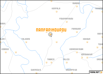 map of Nanfarimourou