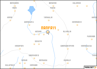 map of Nanfayi