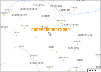 map of Nanfengnongchang