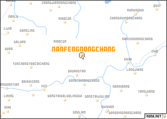 map of Nanfengnongchang