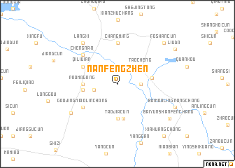 map of Nanfengzhen