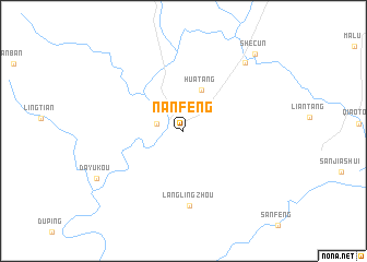 map of Nanfeng