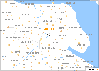 map of Nanfeng