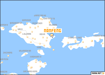 map of Nanfeng