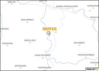 map of Nanfen