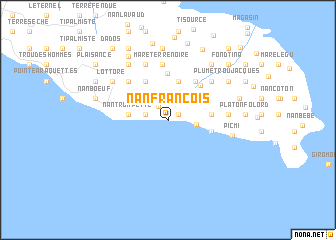 map of Nan François