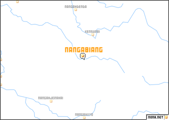 map of Nanga Biang