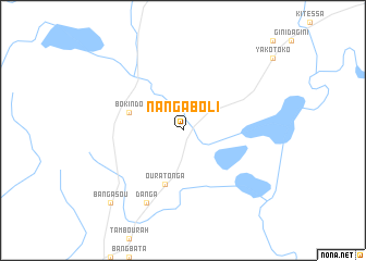 map of Nangaboli