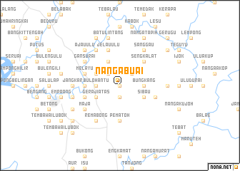 map of Nanga Buai