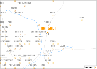 map of Nangadi