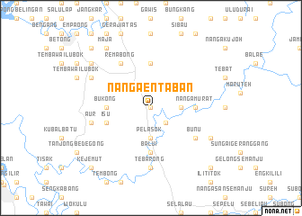 map of Nanga Entaban