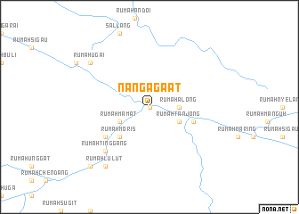 map of Nanga Gaat