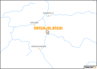 map of Nanga Jalangai