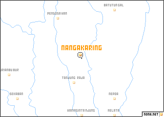 map of Nanga Karing