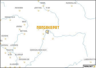 map of Nanga Kepat