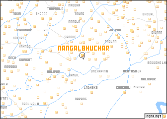 map of Nāngal Bhuchar