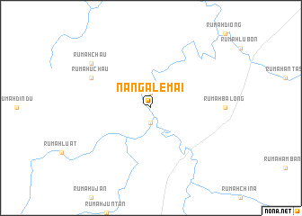 map of Nanga Lemai