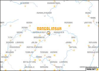 map of Nanga Linsum