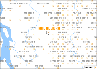 map of Nāngaljora