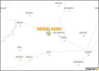 map of Nāngal Mūndi