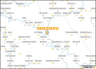 map of Nanga Meriu