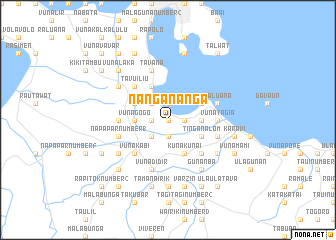 map of Nangananga