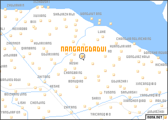 map of Nangangdadui