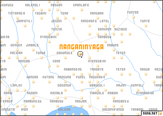 map of Nanganinyaga