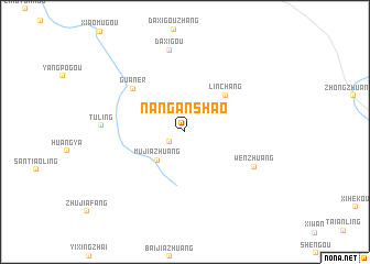 map of Nanganshao