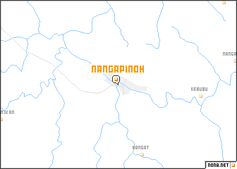 map of Nangapinoh