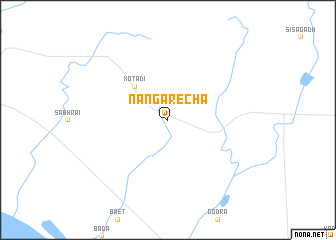 map of Nāngarecha