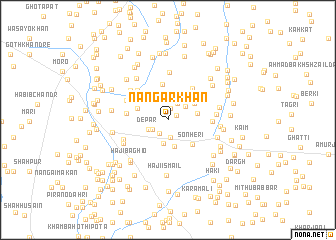 map of Nangar Khān