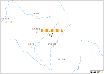 map of Nangaruwe