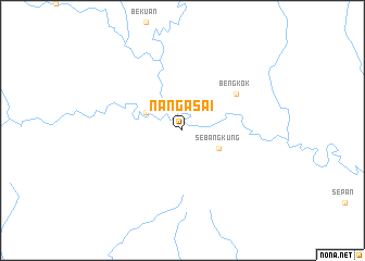 map of Nangasai