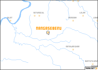 map of Nanga Seberu